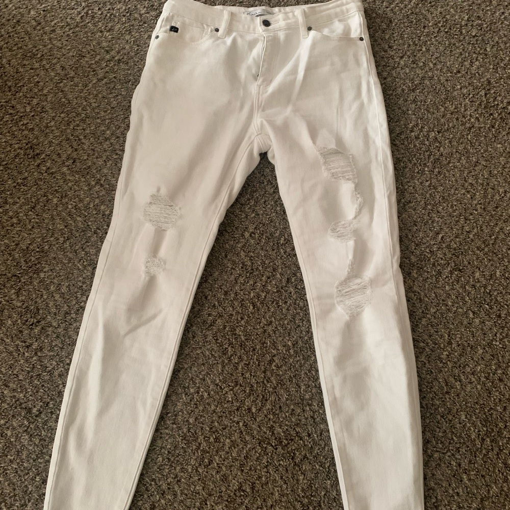 KanCan White High Rise Skinny Jean